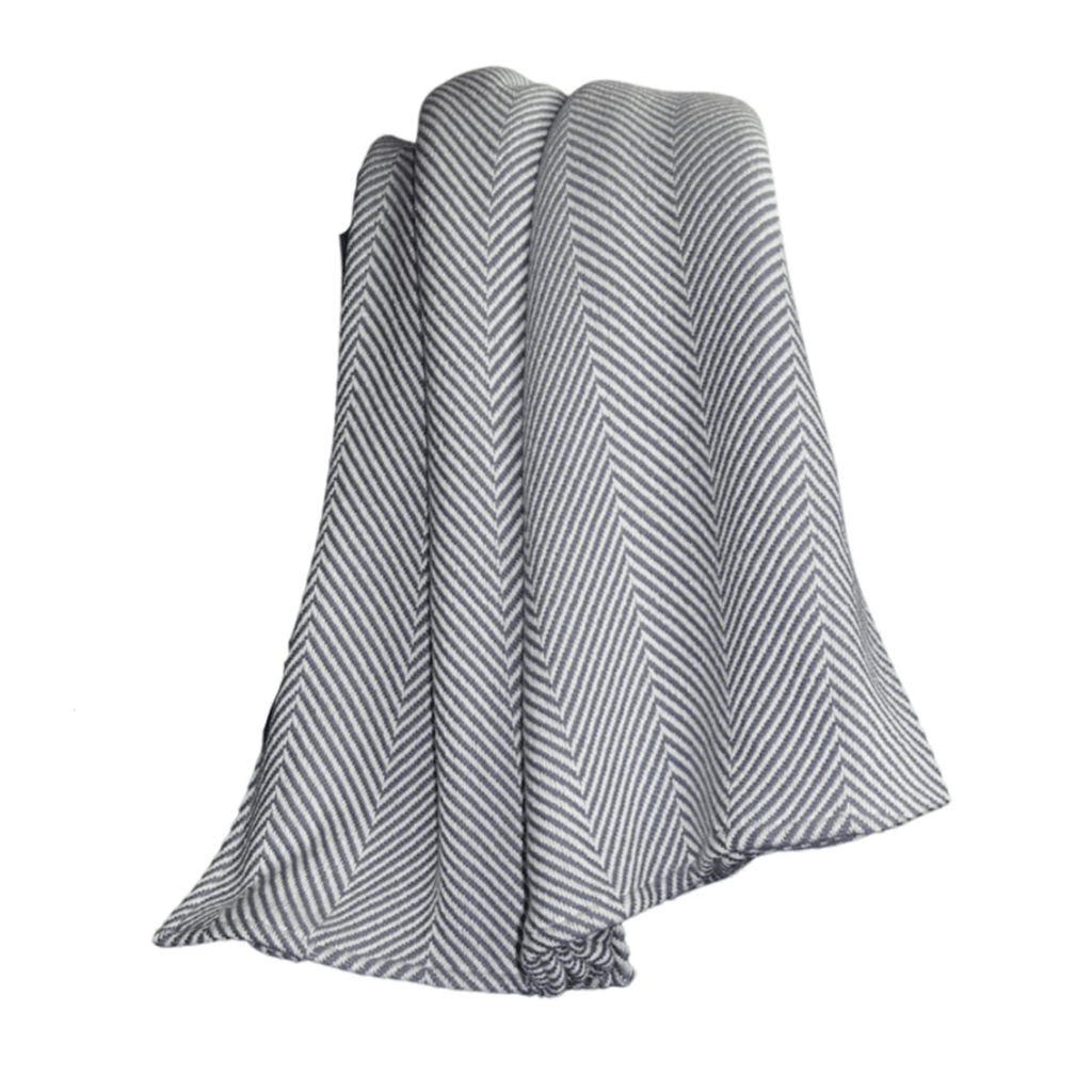 Herringbone Throw - Throw Blankets - The Well Appointed House