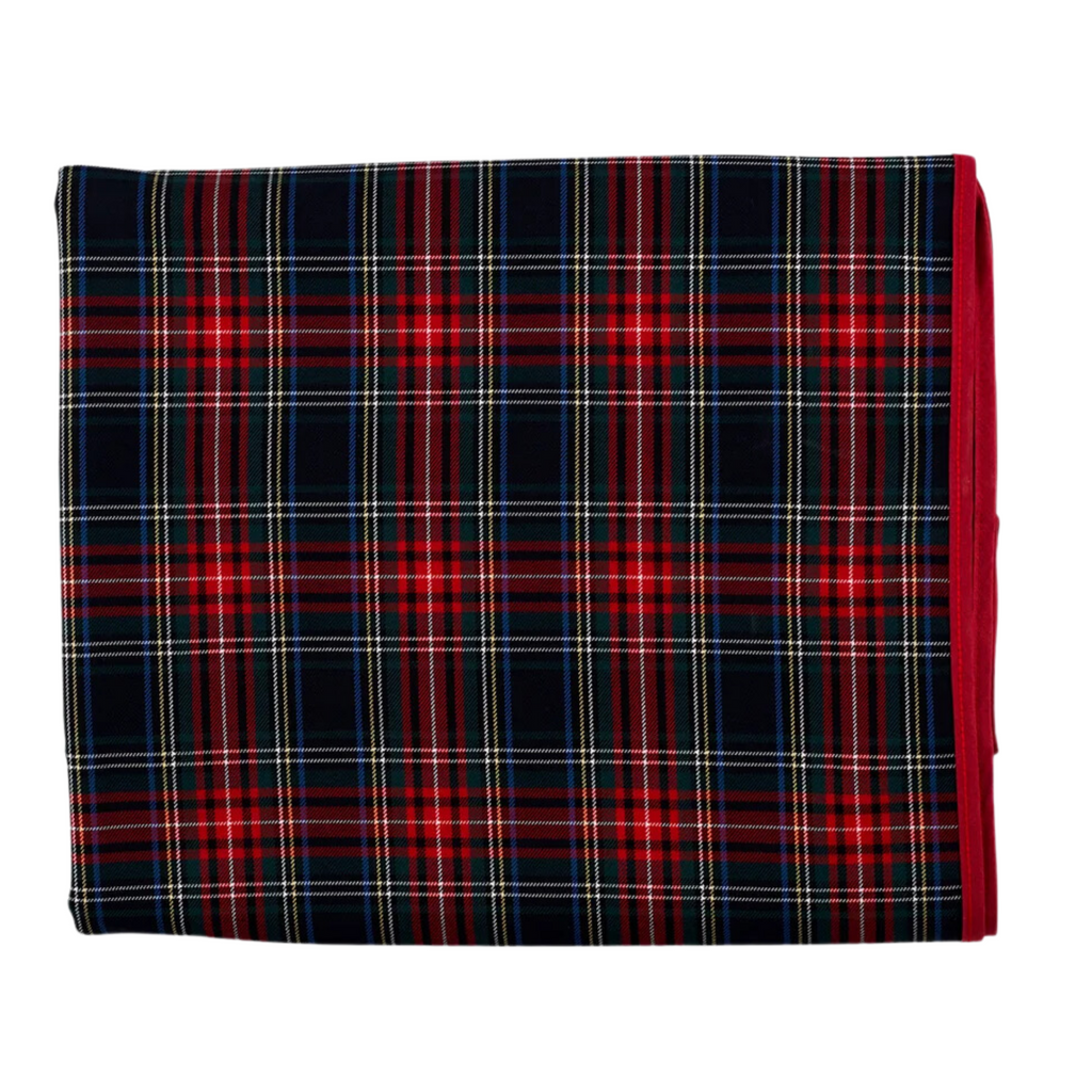 Traditional Red Tartan Plaid Tablecloth - The Well Appointed House