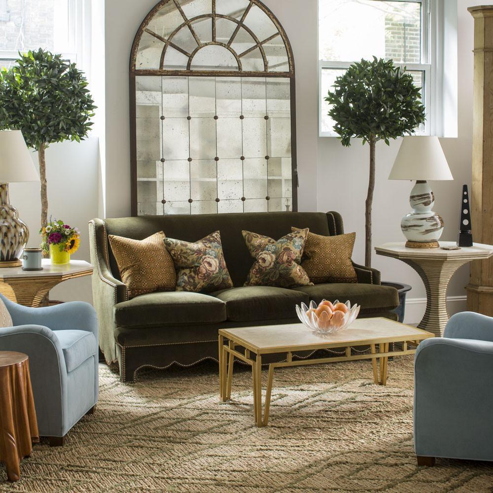 Hourglass Side Table in Silver – The Well Appointed House