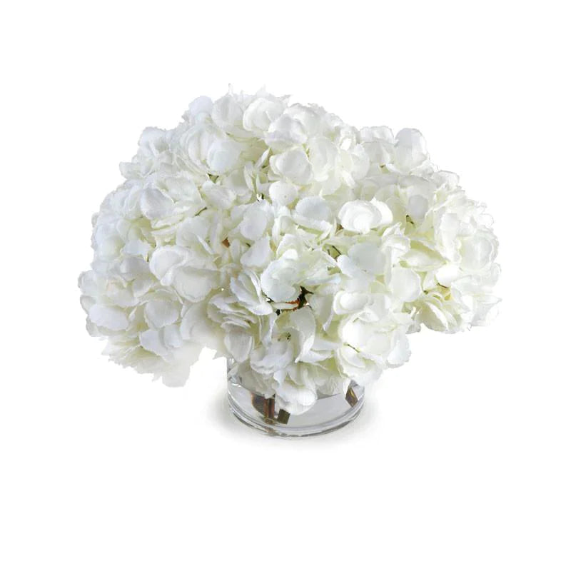 Hydrangea Arrangement in White - Florals & Greenery - The Well Appointed House