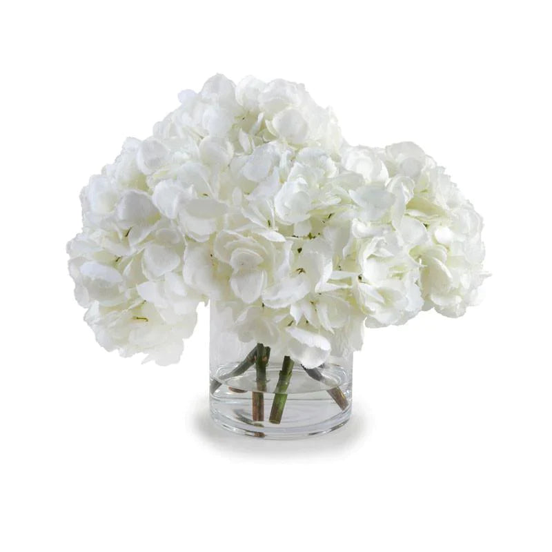 Hydrangea Arrangement in White - Florals & Greenery - The Well Appointed House