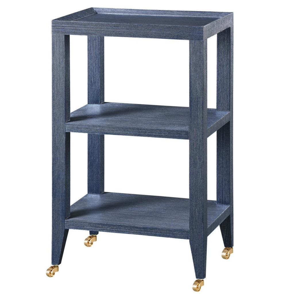 Isadora Side Table in Lacquered Grasscloth in a Variety of Colors - Side & Accent Tables - The Well Appointed House