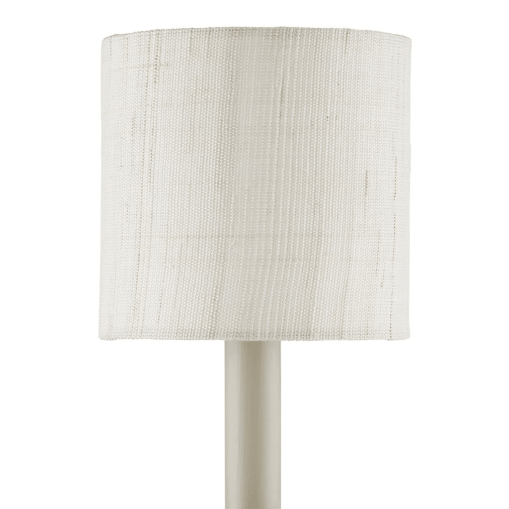 Ivory Fine Grasscloth Drum Chandelier Shade - Lamp Shades - The Well Appointed House