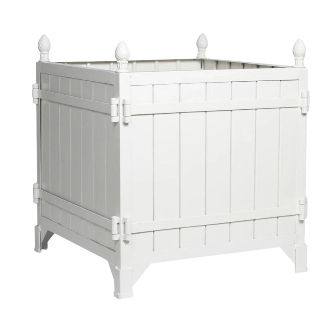 Ivory Paneled Provence Planter - Outdoor Planters - The Well Appointed House