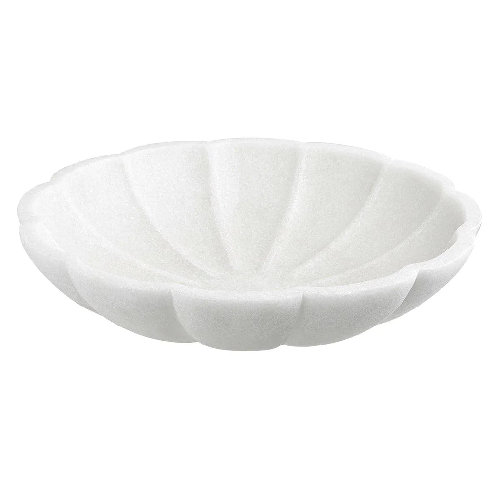 Ivory Ricestone Petal Bowl - Decorative Bowls - The Well Appointed House