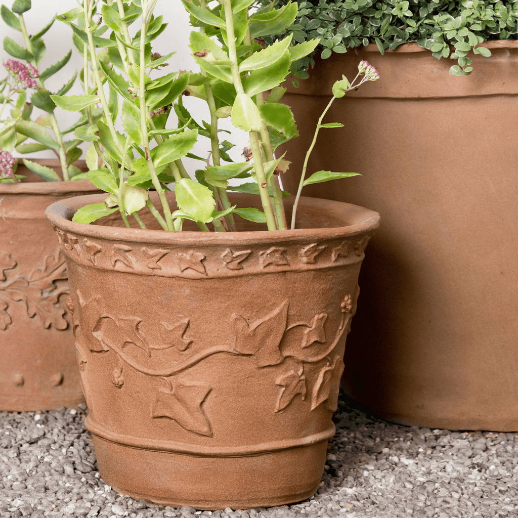 Ivy Pattern Garden Pot - Outdoor Planters - The Well Appointed House