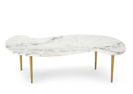 Jagger Marble Cocktail Table (White) - Coffee Tables - The Well Appointed House
