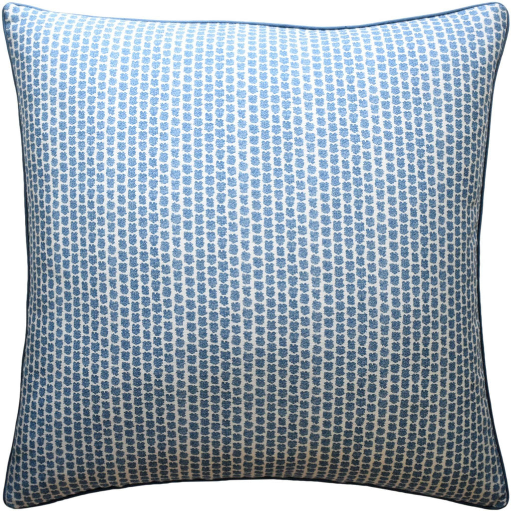 Kaya Leaf Decorative Pillow in Blue - Pillows - The Well Appointed House