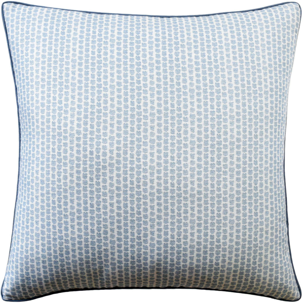 Kaya Leaf Decorative Pillow in Sky Blue - Pillows - The Well Appointed House