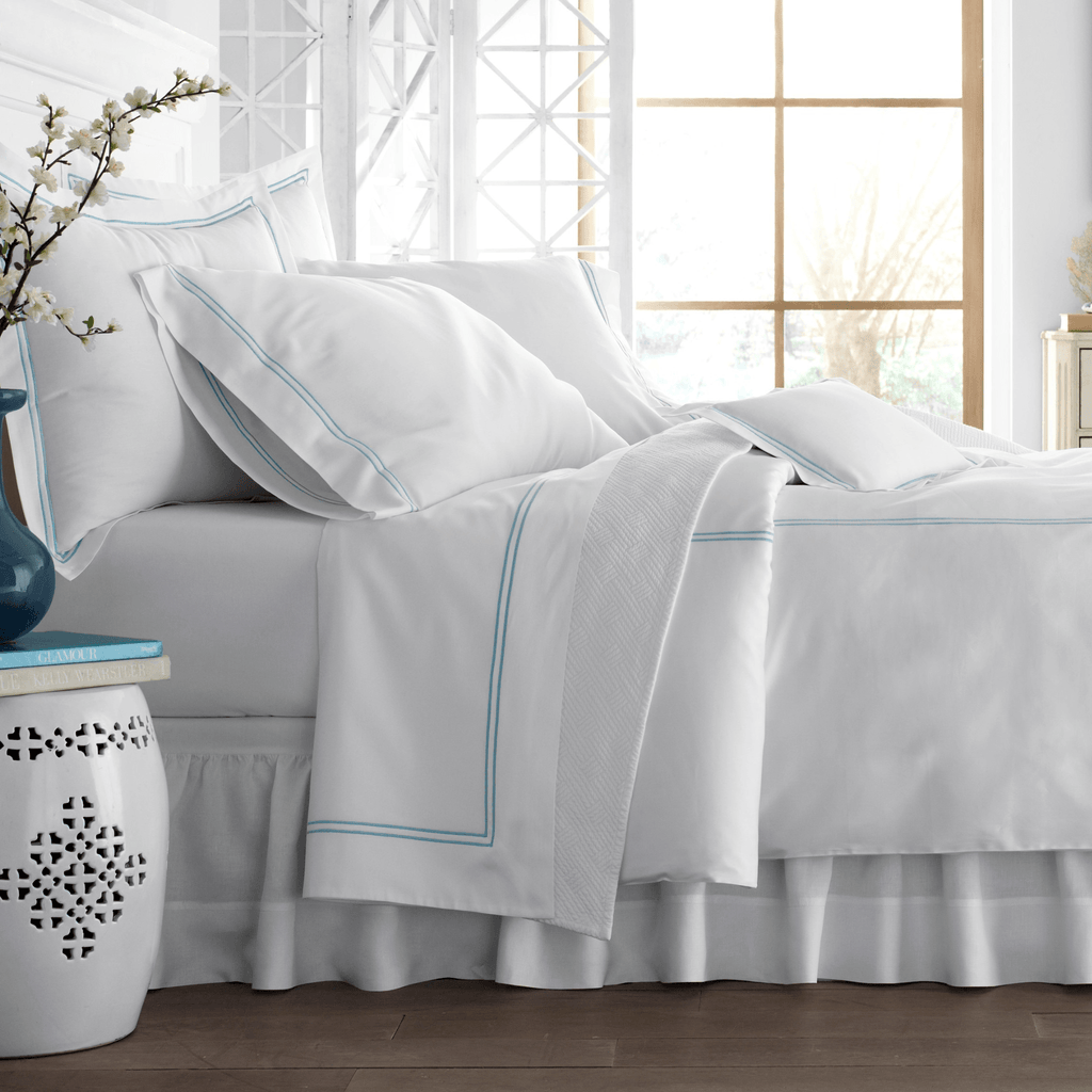 Kelsey Embroidered Bedding Collection - Duvet Covers - The Well Appointed House