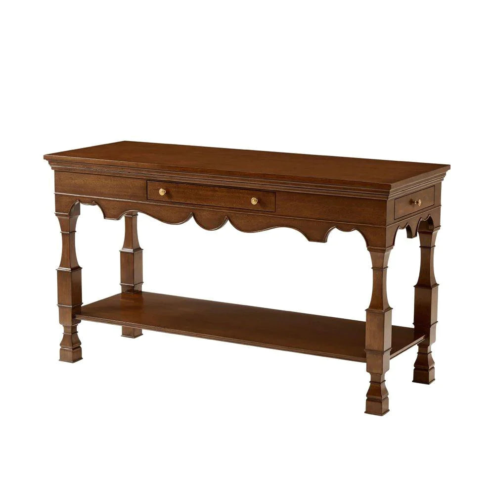 Kerry Three Drawer Console Table - Sideboards & Consoles - The Well Appointed House