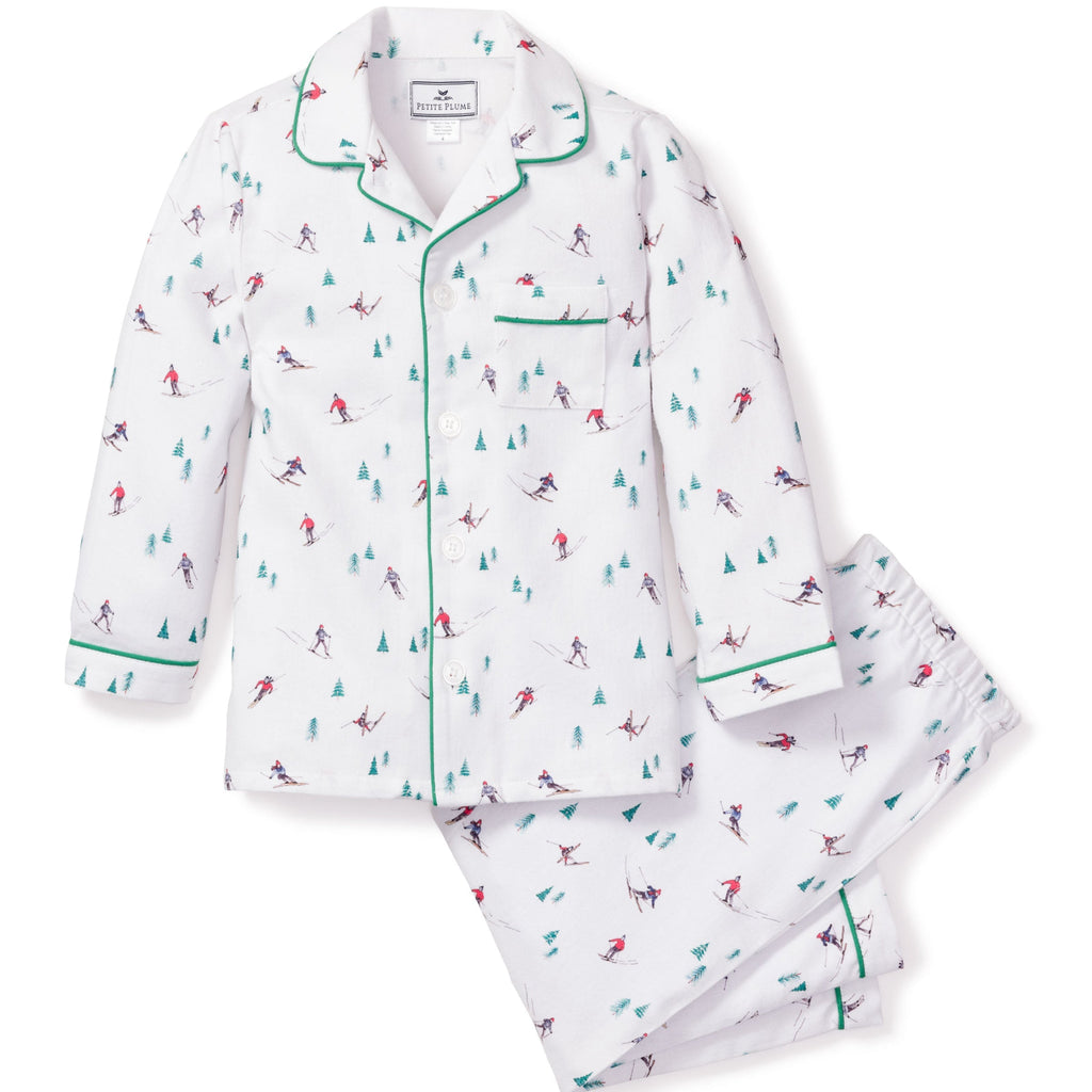 Kid's Flannel Pajama Set in Après Ski - The Well Appointed House 
