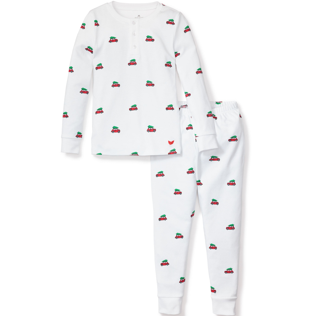Kid's Pima Snug Fit Pajama Set in Holiday Journey - The Well Appointed House 