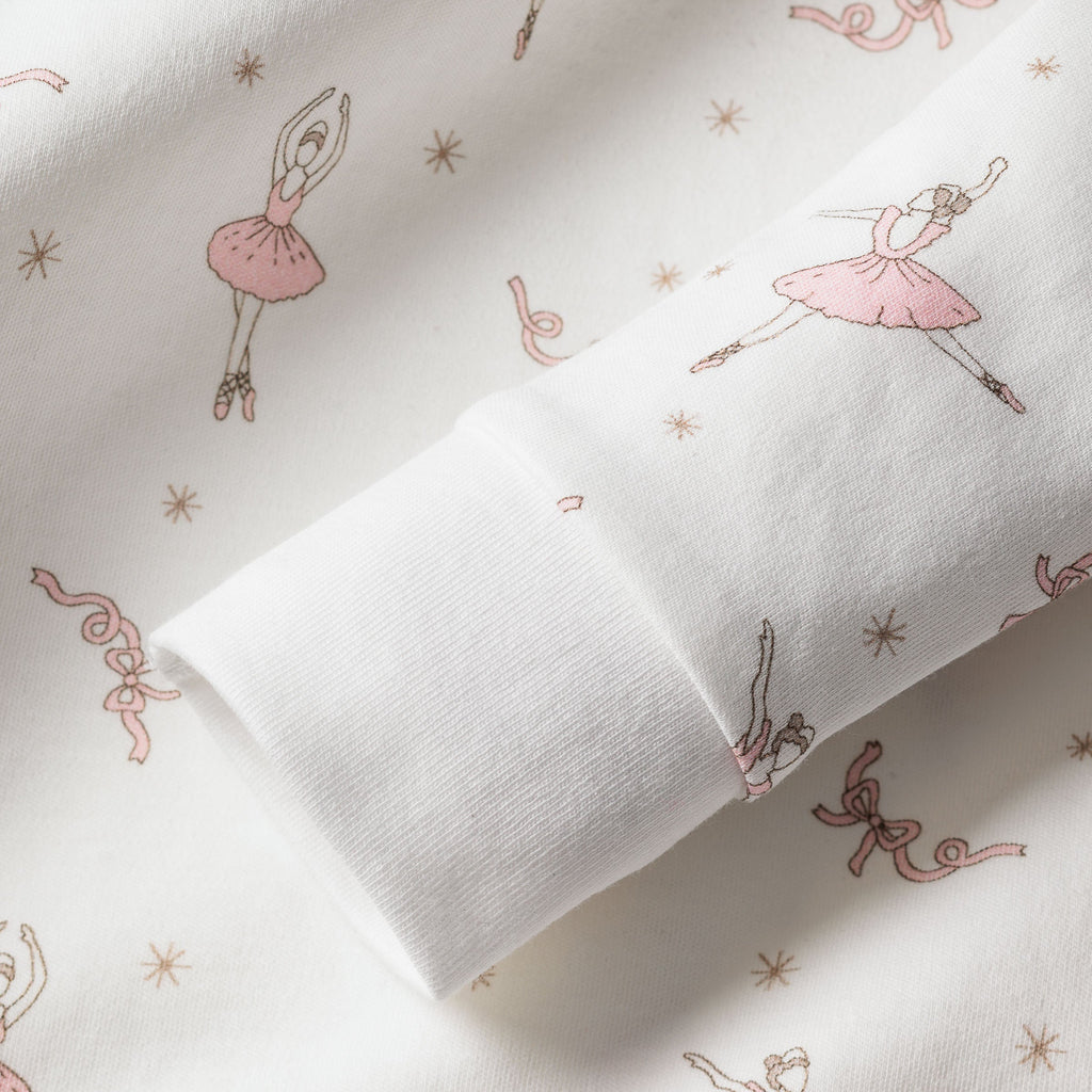 Kid's Pima Snug Fit Pajama Set in Sugar Plum Fairy - The Well Appointed House 