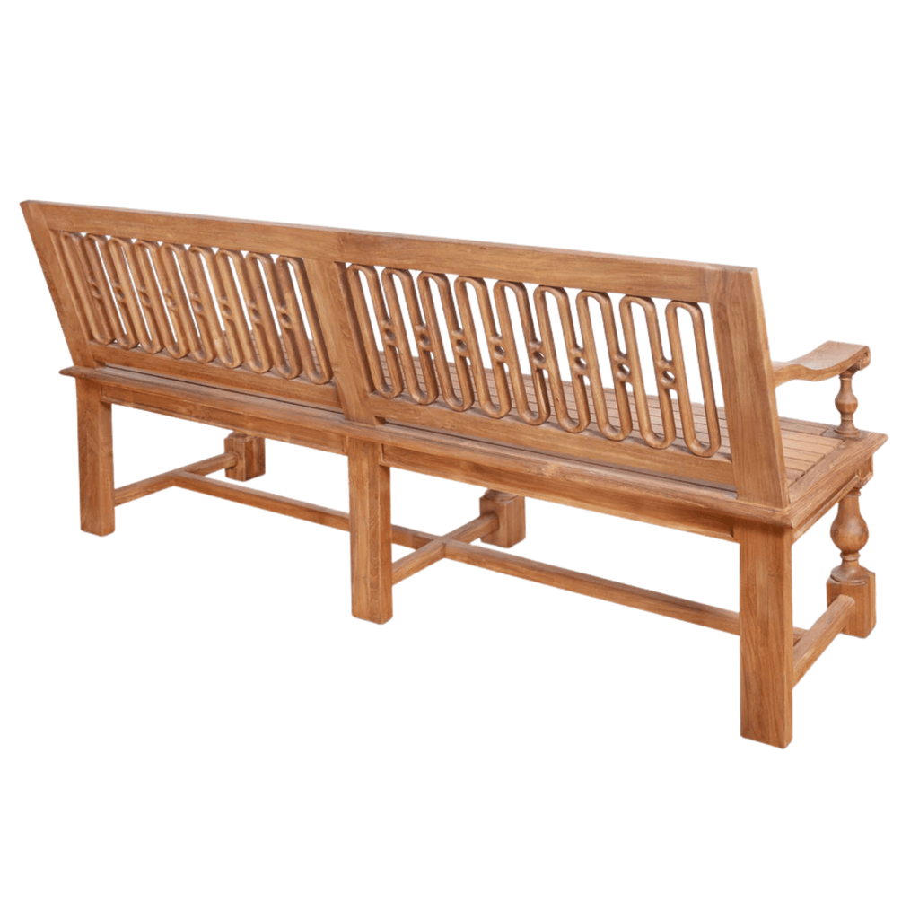 Kingston Bench - Garden Stools & Benches - The Well Appointed House