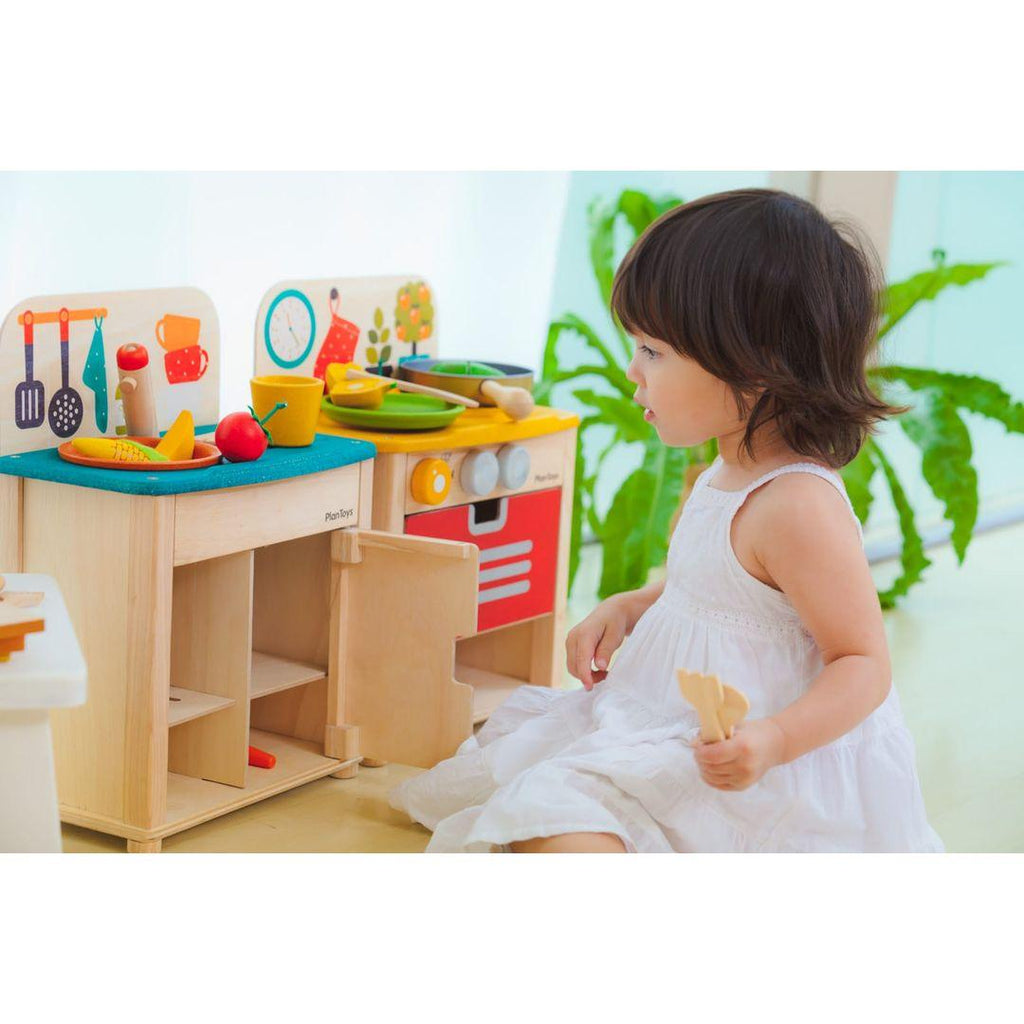 Kitchen Set - Classic - Little Loves Kitchens Food & Kids Grocery - The Well Appointed House