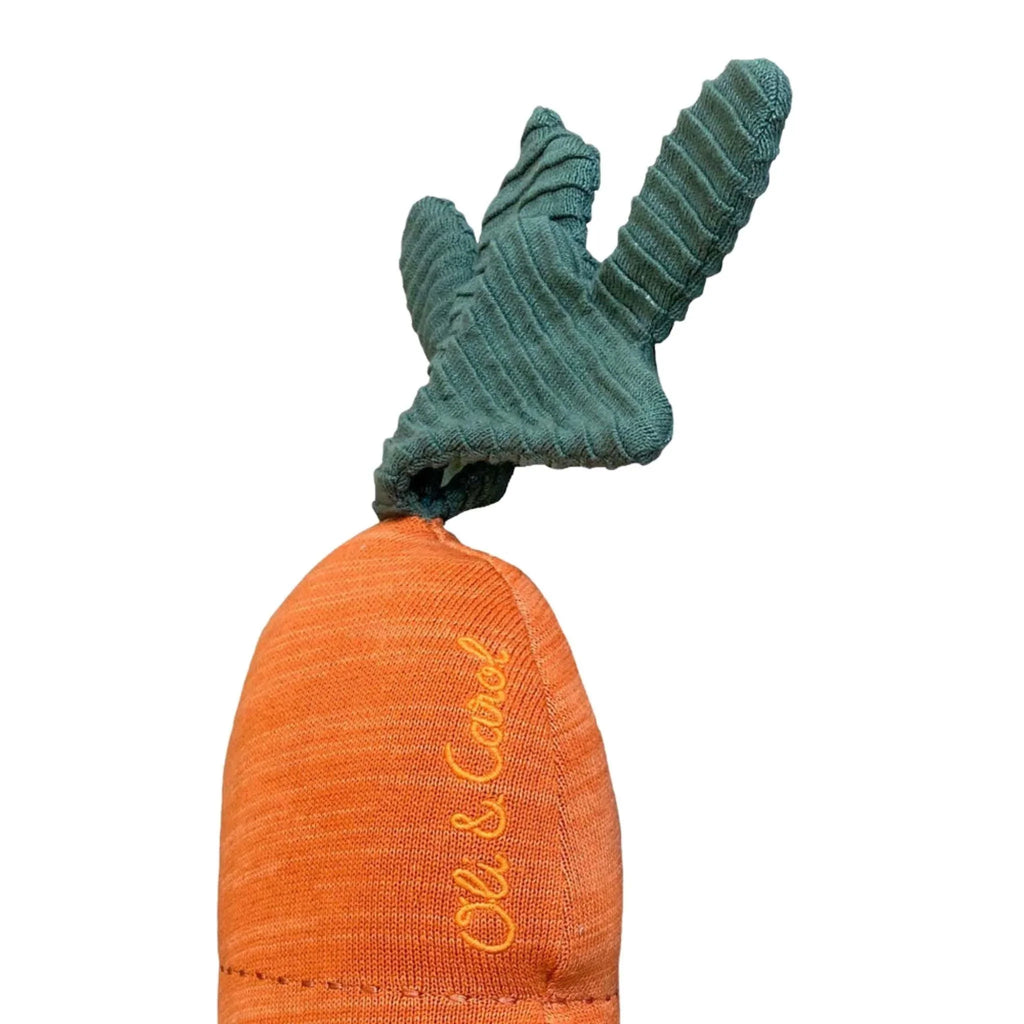 Knitted Cathy the Carrot Pillow - Little Loves Pillows - The Well Appointed House