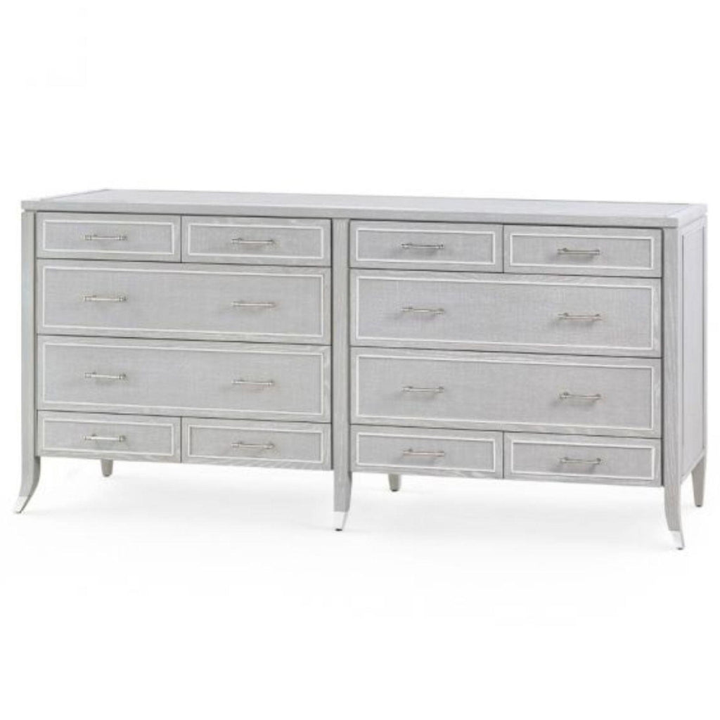 Lacquered Oak 12 Drawer Paulina Dresser - Dressers & Armoires - The Well Appointed House