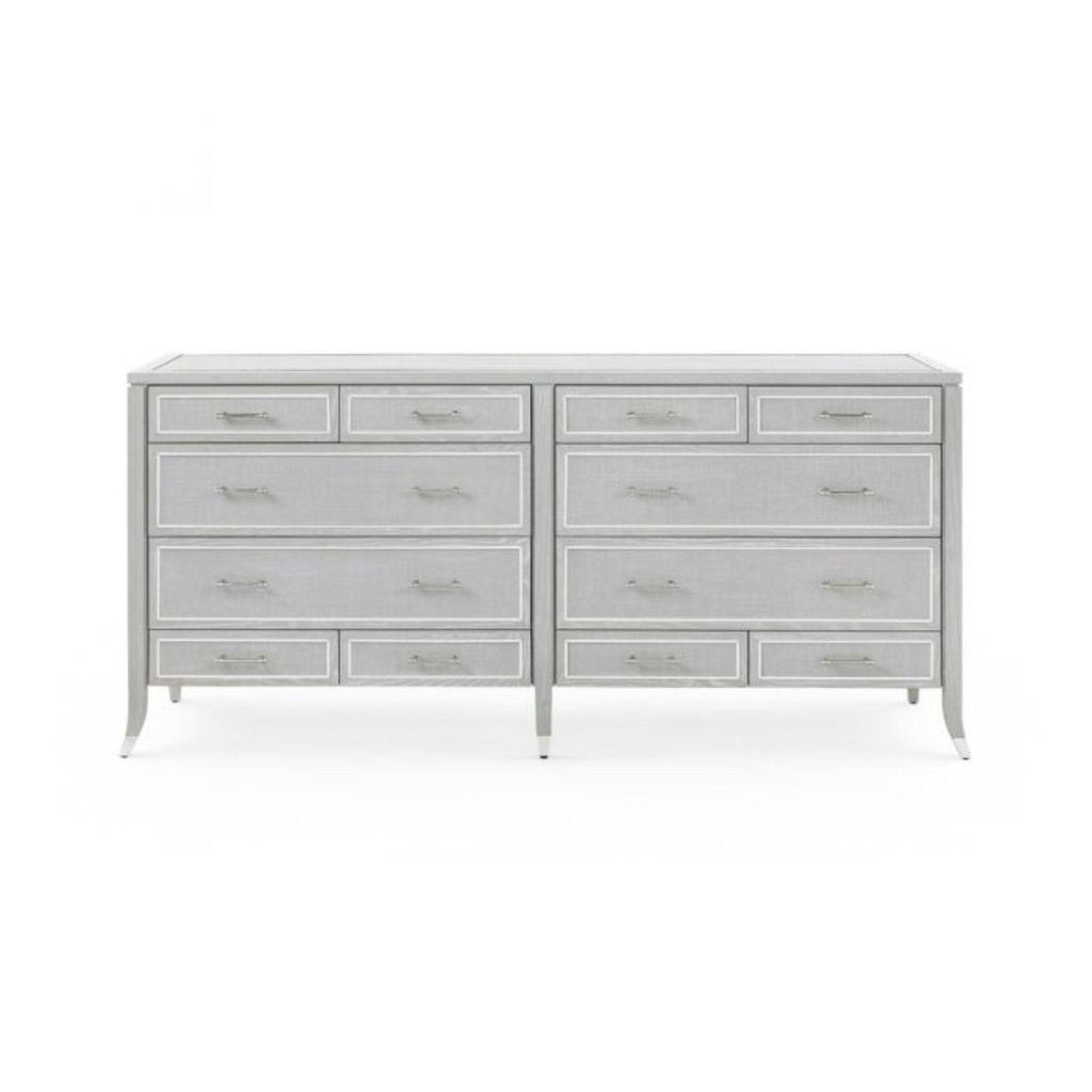 Lacquered Oak 12 Drawer Paulina Dresser - Dressers & Armoires - The Well Appointed House