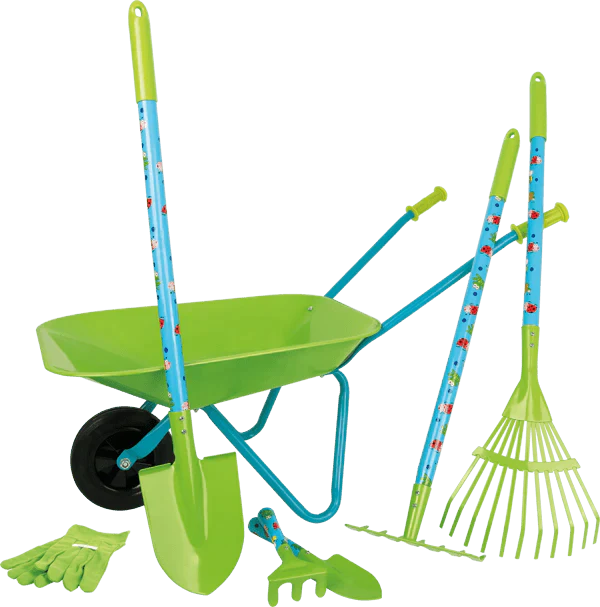 Large Garden Set With Wheelbarrow For Children - Little Loves Pretend Play - The Well Appointed House