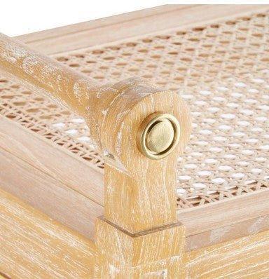 Large Hand Carved Paris Bench in Natural Finish – The Well Appointed House