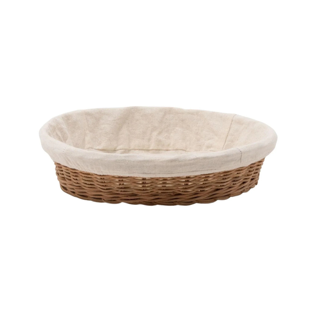 Large Natural Rattan Round Trays - Serveware - The Well Appointed House