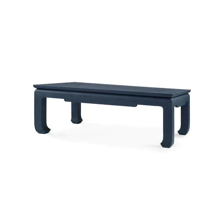 Large Rectangular Storm Blue Bethany Coffee Table - Coffee Tables - The Well Appointed House