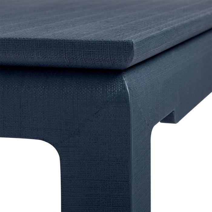 Large Square Storm Blue Bethany Coffee Table - Coffee Tables - The Well Appointed House
