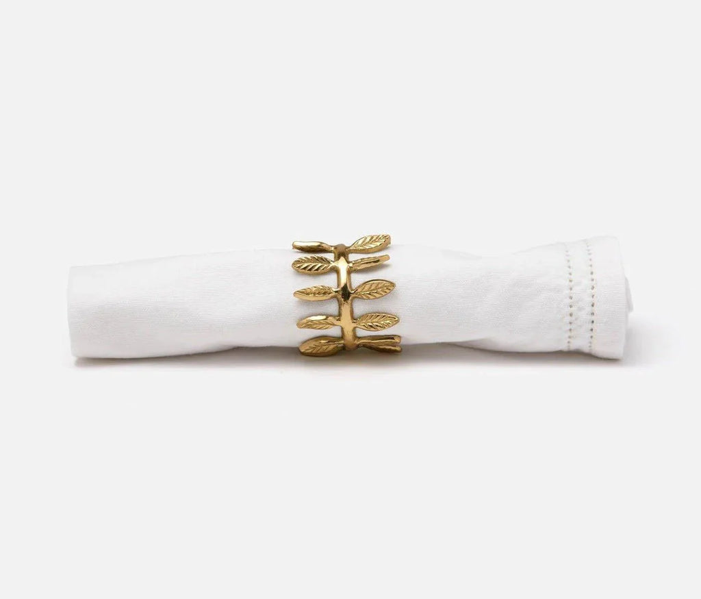Laurel Leaf Napkin Rings - Napkin Rings - The Well Appointed House