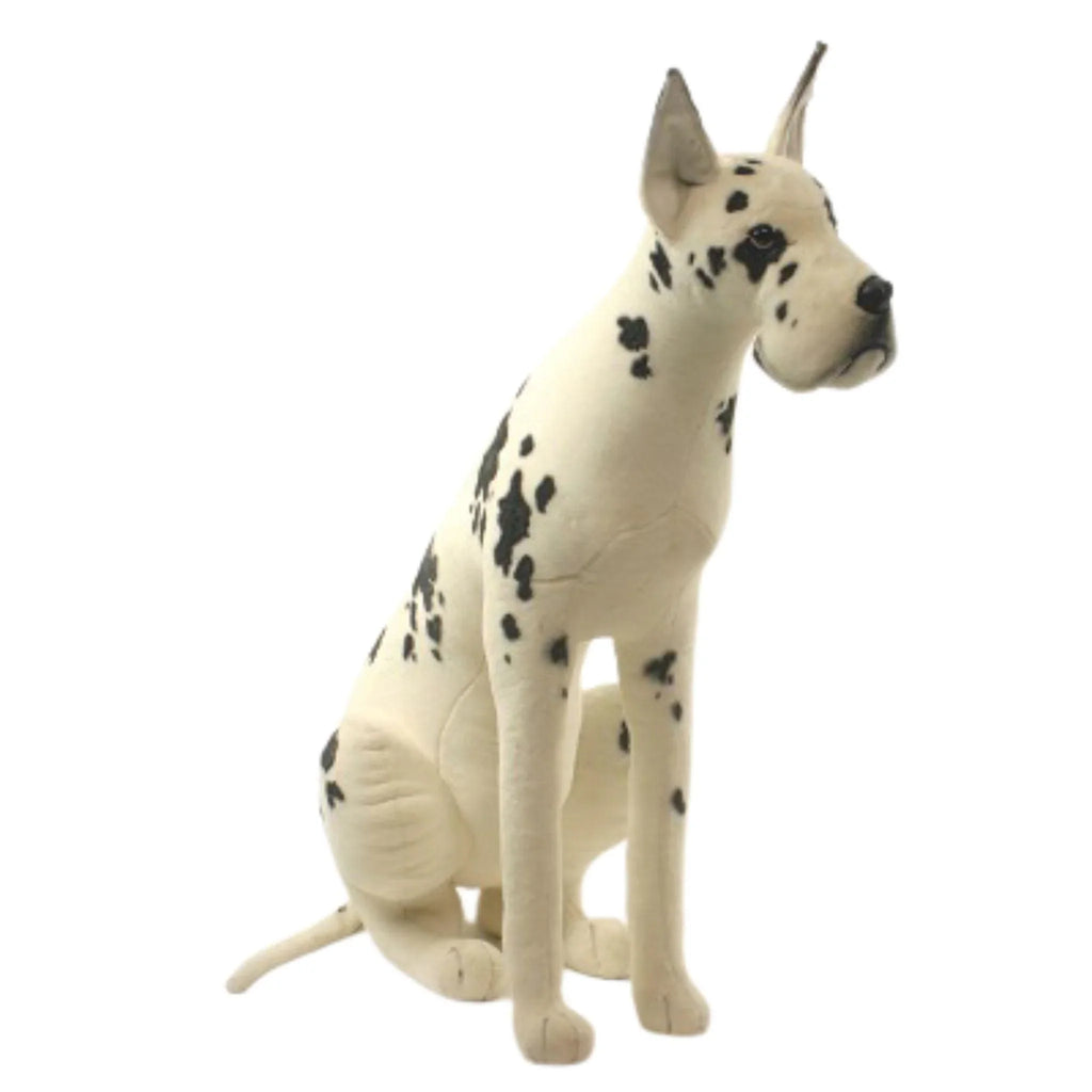 Lifesize Stuffed Harlequin Great Dane - Little Loves Stuffed Toys - The Well Appointed House