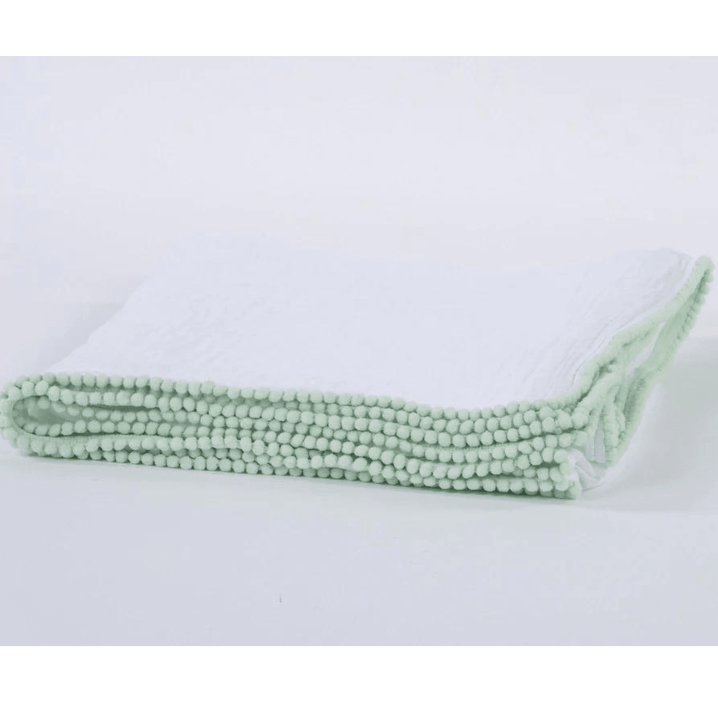 Lightweight Cotton Swaddle Baby Blanket - Little Loves Throws - The Well Appointed House