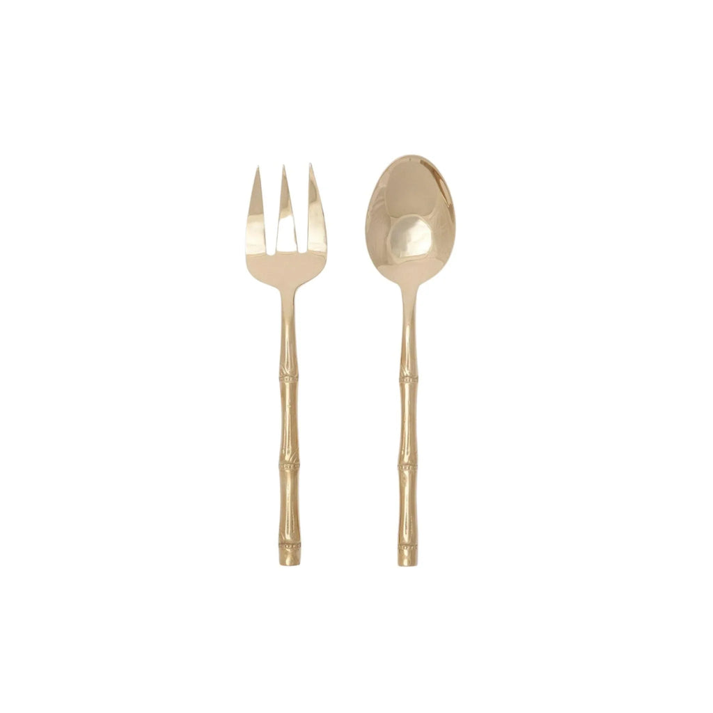 Liliana 2-Piece Serving Set in Polished Gold Finish - Serveware - The Well Appointed House
