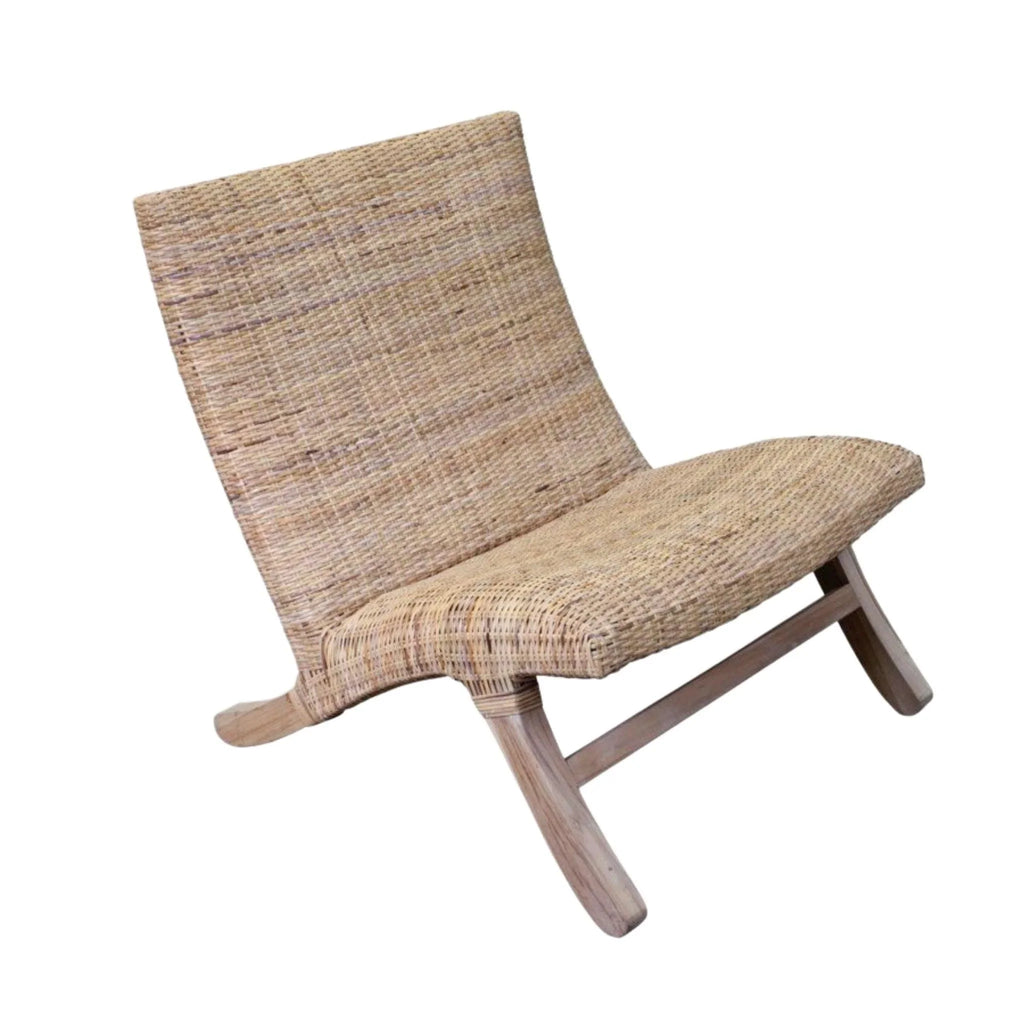 Lio Wicker Lounge Chair - Outdoor Chairs & Chaises - The Well Appointed House