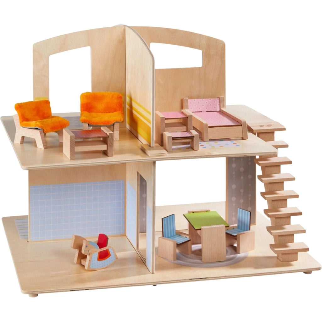 Little Friends Wooden Dollhouse Town Villa with Furniture - Little Loves Dollhouses - The Well Appointed House