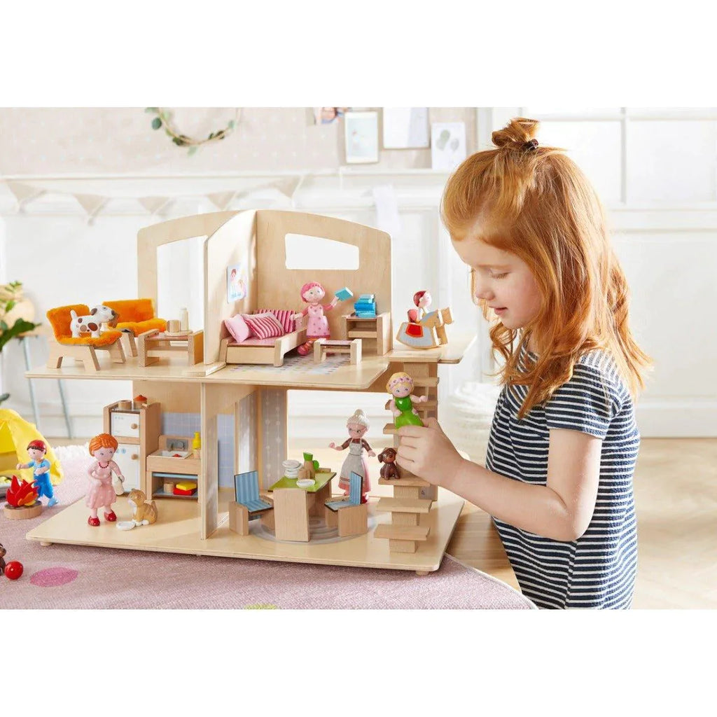 Little Friends Wooden Dollhouse Town Villa with Furniture - Little Loves Dollhouses - The Well Appointed House