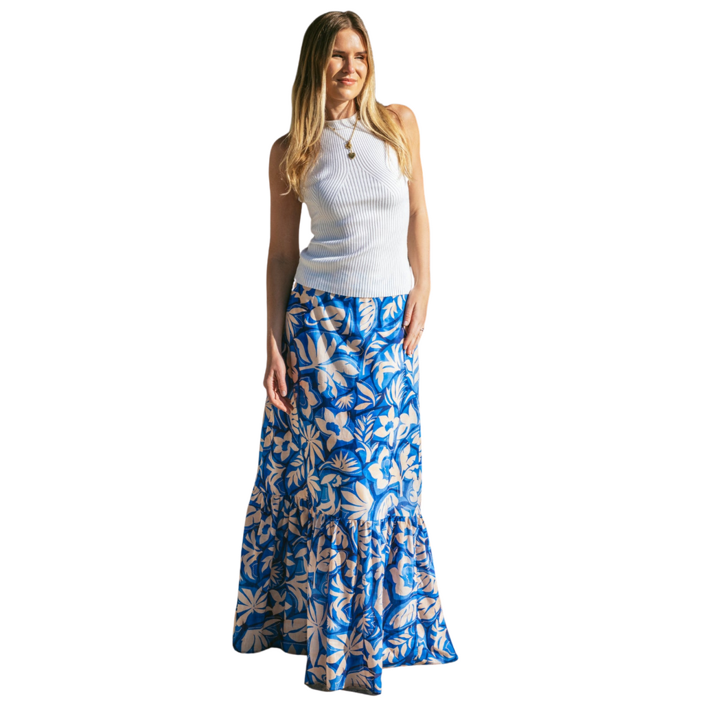 Lizzie Linen Skirt - Dane - The Well Appointed House