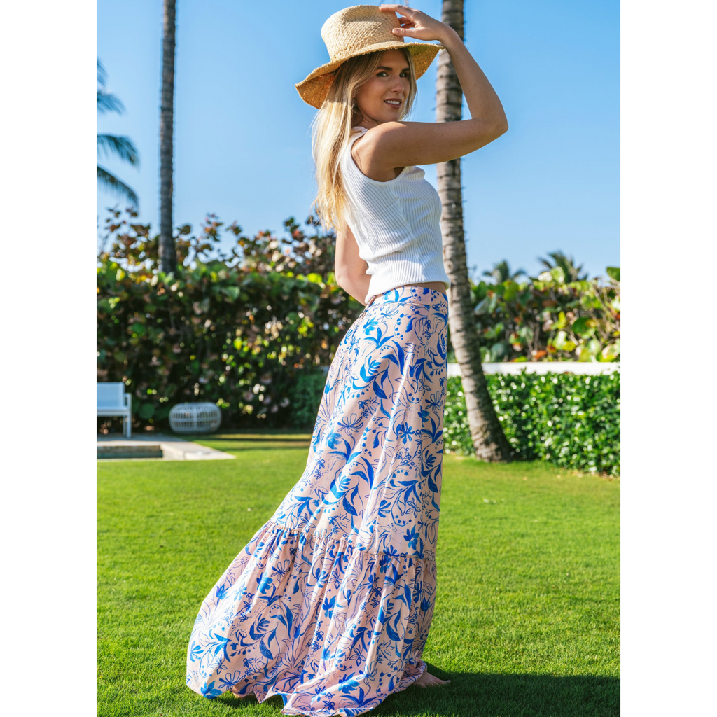 Lizzie Linen Skirt - Oslo - The Well Appointed House 