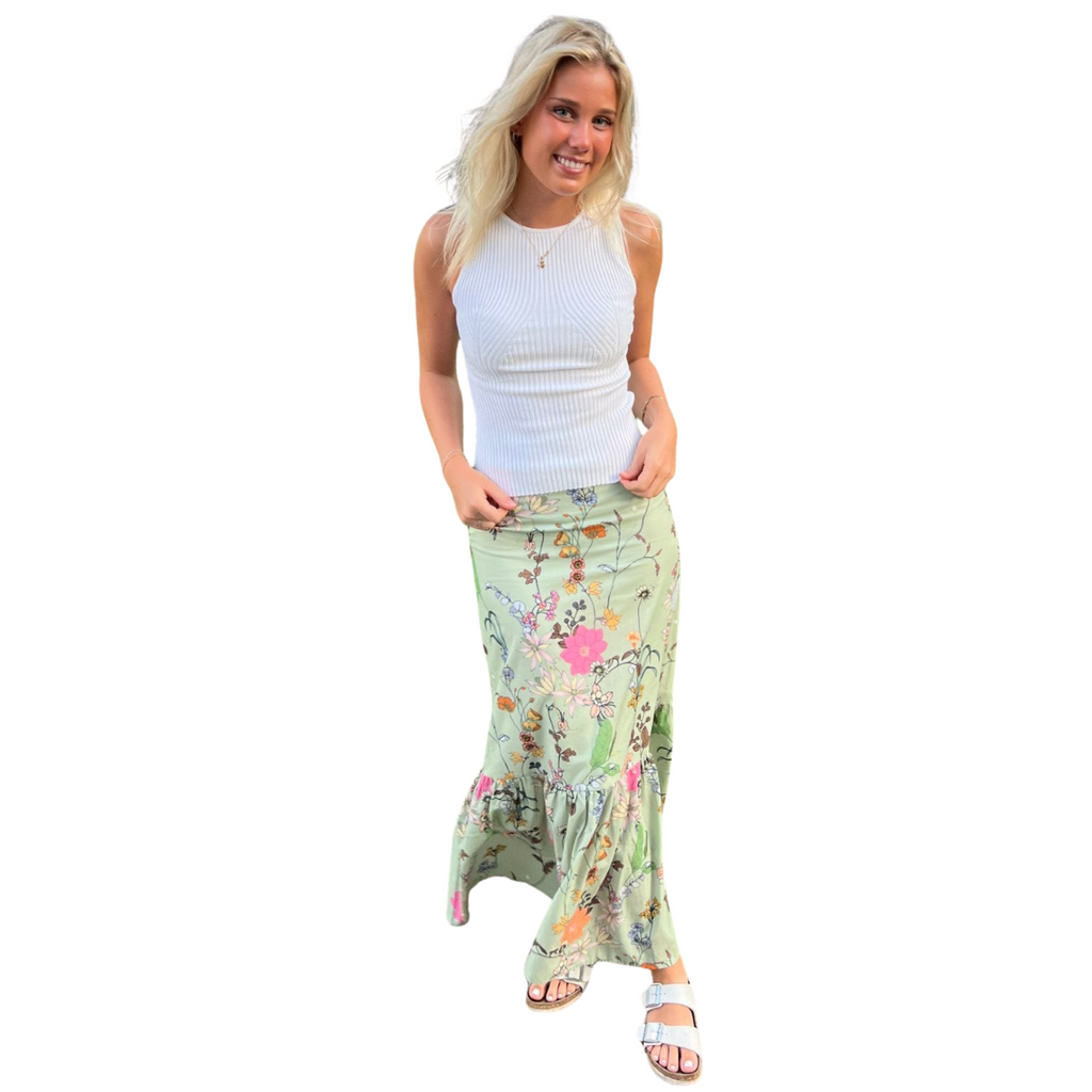 Lizzie Skirt - Nance Print - The Well Appointed House 