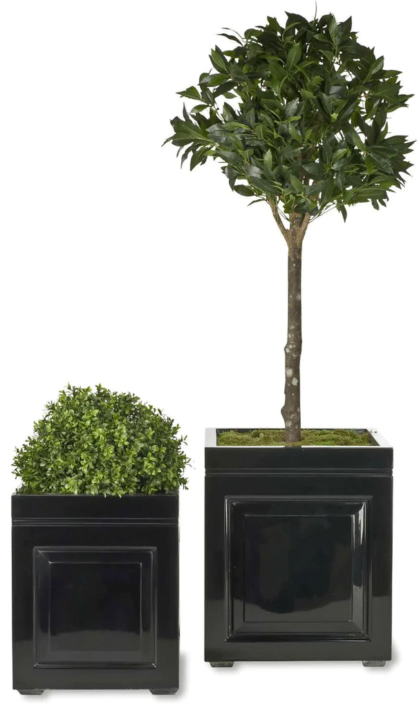London Outdoor Garden Planter in Black - Outdoor Planters - The Well Appointed House