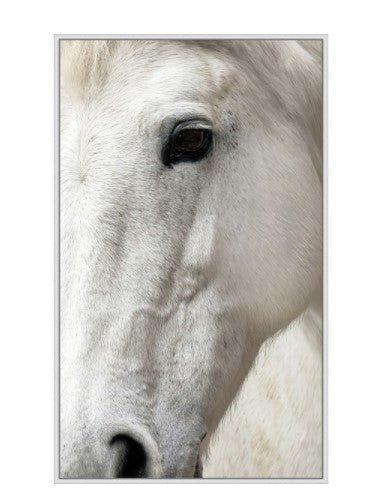 London White Horse Framed Canvas Wall Art - Paintings - The Well Appointed House