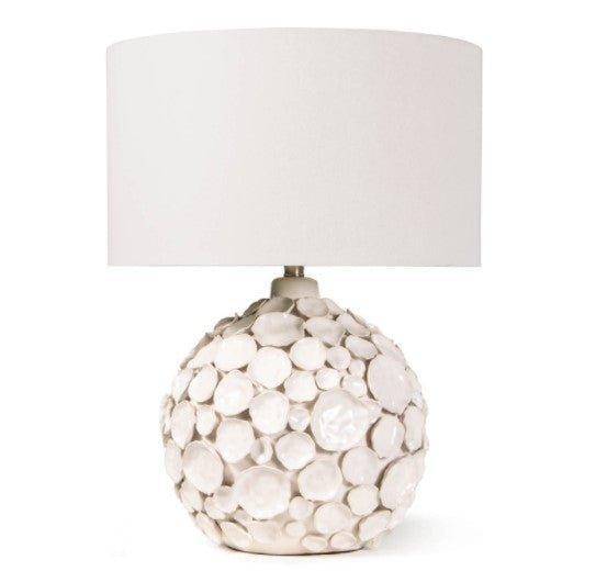 Lucia Ceramic Table Lamp (White) - Table Lamps - The Well Appointed House