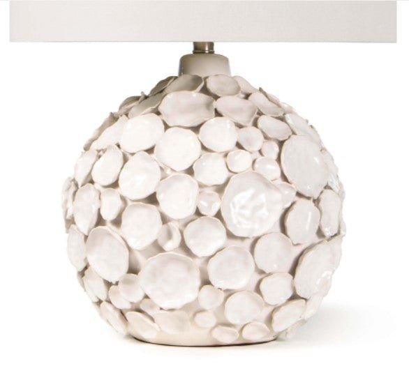 Lucia Ceramic Table Lamp (White) - Table Lamps - The Well Appointed House