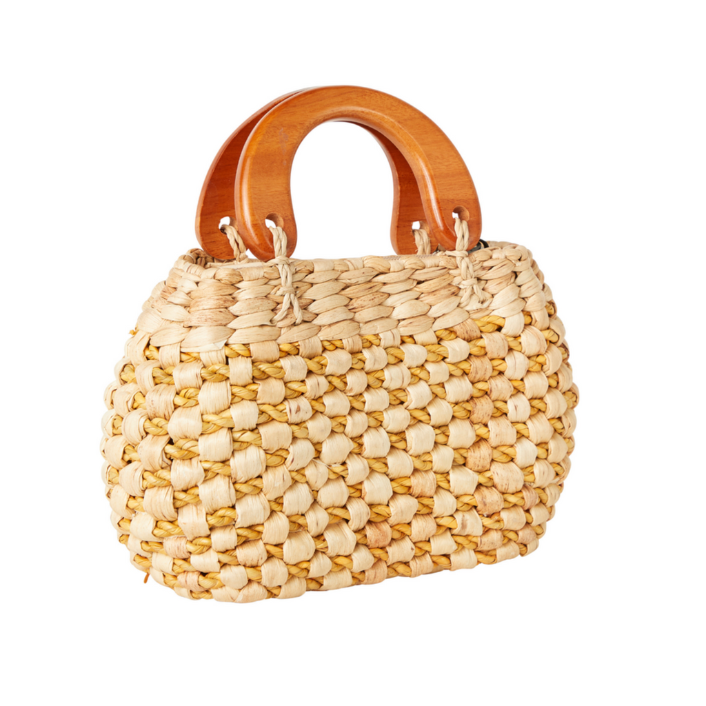 Lucy Lemon Handbag in Natural - The Well Appointed House