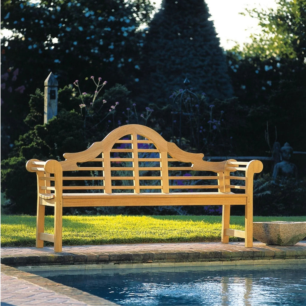 Lutyens Garden Bench - Garden Stools & Benches - The Well Appointed House