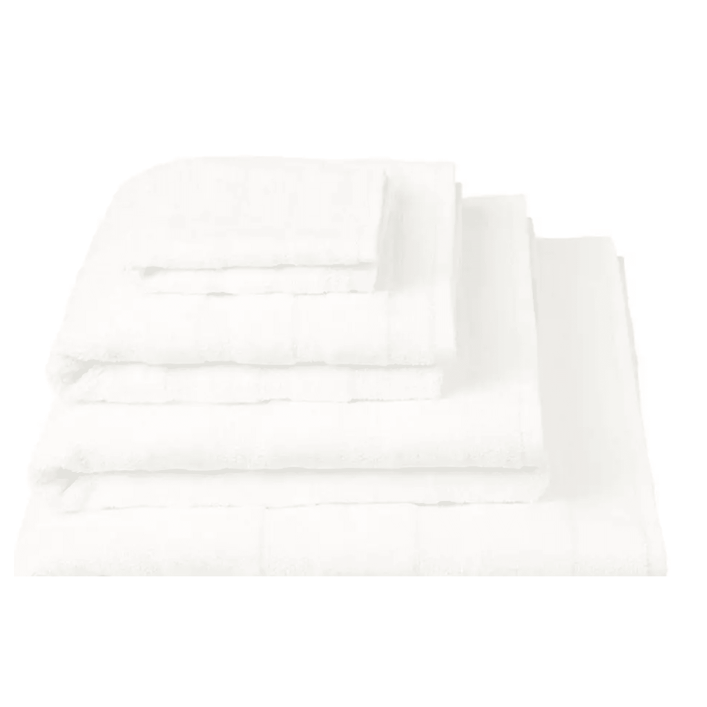 Luxurious 100% Cotton Alabaster White Coniston Towels - Bath Towels - The Well Appointed House