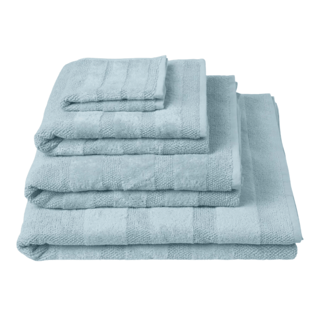Luxurious 100% Cotton Cloud Blue Coniston Towels - Bath Towels - The Well Appointed House