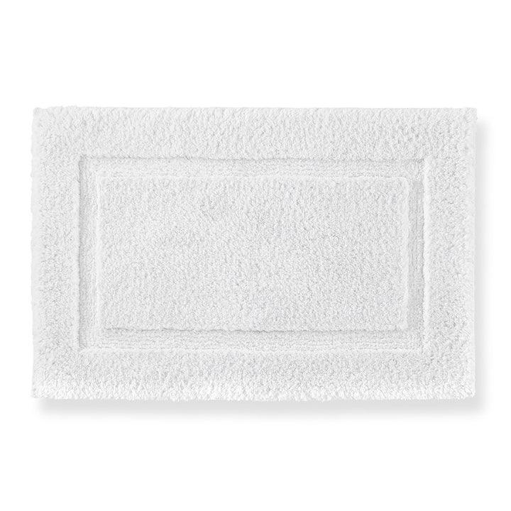 Luxury 100% Cotton White Bath Rug with Memory Foam Insert - Bath Mats & Rugs - The Well Appointed House