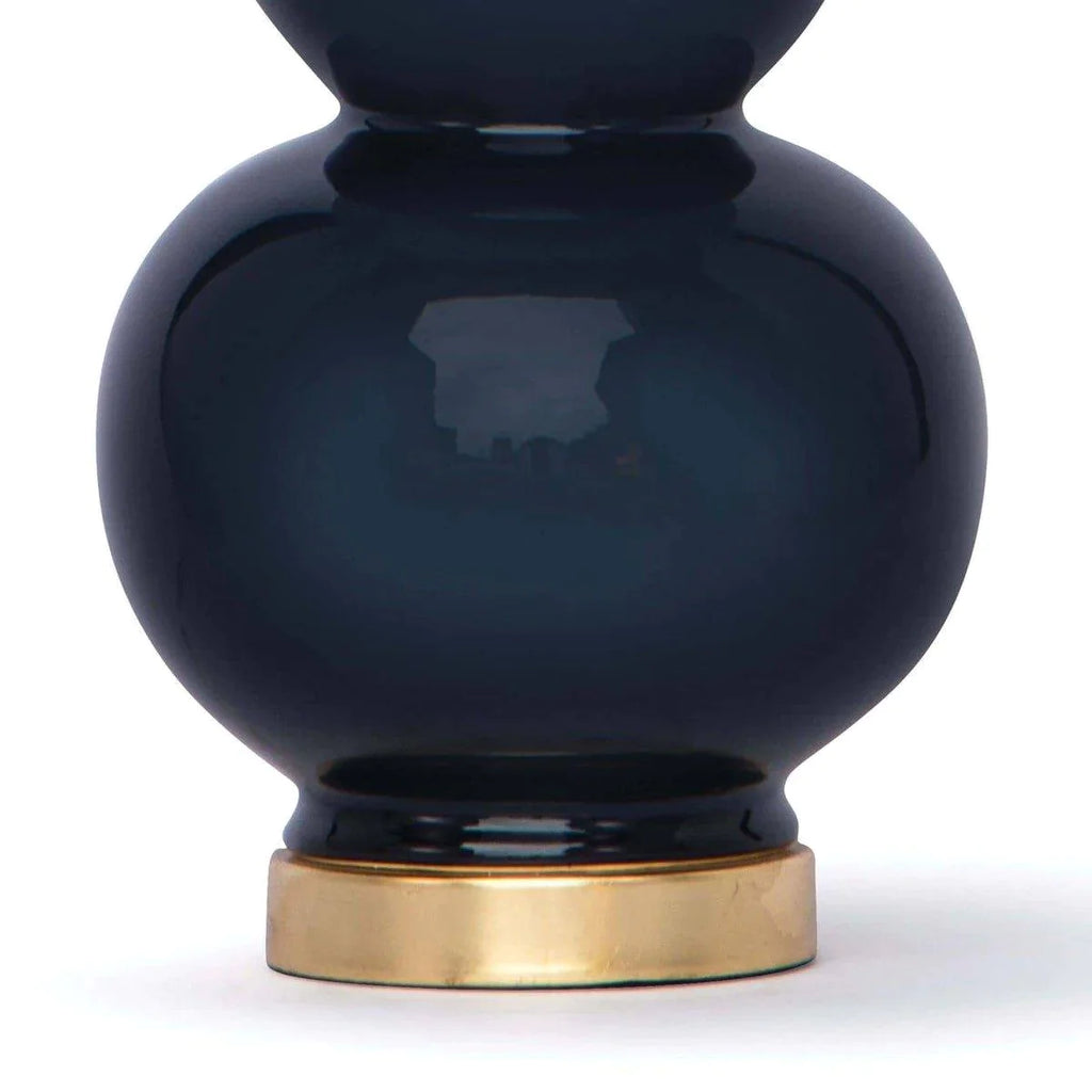 Madison Ceramic Table Lamp (Navy) - Table Lamps - The Well Appointed House