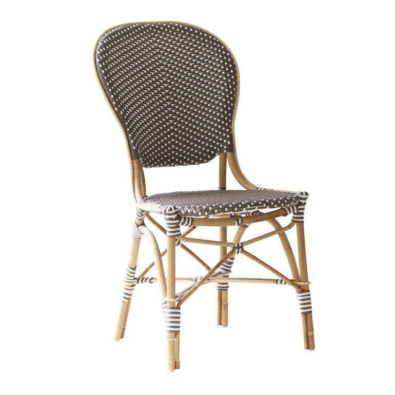 Malacca Cane Rattan Bistro Style Side Chair - Available in Two Colors - Dining Chairs - The Well Appointed House