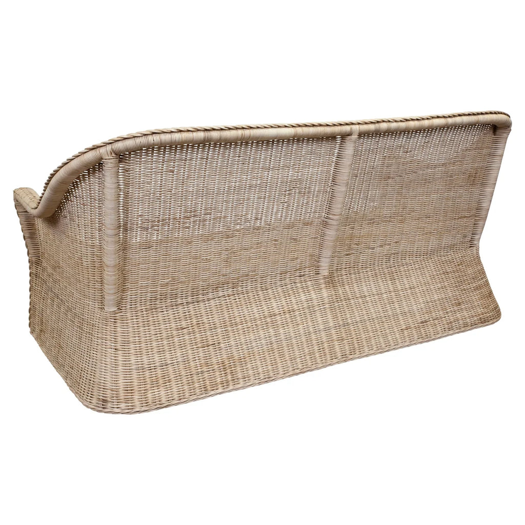 Braided Chatham 2 Seat Wicker Sofa - The Well Appointed House